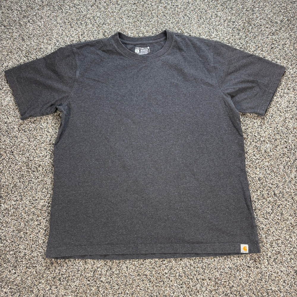 Carhartt Relaxed Fit T-Shirt Men's XL Gray Short Sleeve Workwear Tee Heathered